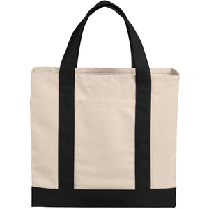 Port Authority Cotton Canvas Two-Tone Tote